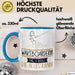Wakeboarderin Geschenk Tasse Becher Die Frau Die Allen Kann Geschenkidee für eine Wakeboarderin Lustig Blau Trendation