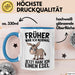 Esel Tier Tasse Geschenk Lustige Geschenkidee Spruch Früher War Ich Normal Jetzt Habe Ich Einen Esel Blau Trendation