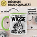 Schweißer Tasse Geschenk Wenn Ich Wigse Dann Richtig Spruch Becher Grün Trendation