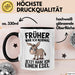Esel Tier Tasse Geschenk Lustige Geschenkidee Spruch Früher War Ich Normal Jetzt Habe Ich Einen Esel Schwarz Trendation