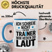 Fußballtrainer Fußballteam Tasse Geschenk Lustige Geschenkidee Spruch Ich Schreie Nicht Ich Bin Trainer Wir Reden So Laut Blau Trendation