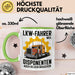 Lkw Fahrer Trucker Tasse Geschenk Lustige Geschenkidee Spruch Lkw Fahrer Weil Disponenten Auch Helden Brauchen Grün Trendation