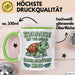 Schildkröte Tierliebhaber Tasse Geschenk Lustige Geschenkidee Spruch Zuhause Ist Wo Meine Schildkröten Sind Grün Trendation