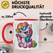 Sarkastisches Einhorn Tasse Geschenk Lustige Geschenkidee Rot Trendation