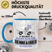 Rennfahrer Geschenk Tasse So Gut Kann Nur Ein Rennfahrer Aussehen Geschenkidee Kaffee-Becher Blau Trendation
