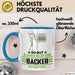 Bäcker Geschenk Tasse So Gut Kann Nur Ein Bäcker Aussehen Geschenkidee Kaffee-Becher Blau Trendation