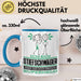 Stiefschwäger Geschenk Tasse Ich Bin Stiefschwäger Aber Sag Doch Einfach Superheld Lustige Geschenkdiee für Stiefschwäger Kaffee-Becher Blau Trendation