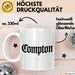 Los Angeles LA Kalifornien USA Tasse Geschenk Lustige Geschenkidee Spruch Compton Weiß Trendation