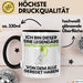 Gleitschirmflieger Geschenk Tasse Lustige Geschenkidee Geburtstag für Gleitschirmflieger Ich Bin Dieser Legendäre Gleitschirmflieger Von Dem Alle Geredet Haben Kaffee-Becher Schwarz Trendation