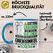 Großonkel Geschenk Tasse Lustiger Spruch Erheben Sie Sich Der Großonkel Betritt den Raum Blau Trendation