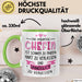 Büroarbeit Kollege Chef Tasse Geschenk Lustige Geschenkidee Spruch Eine Großartige Chefin Ist Schwer Zu Finden Grün Trendation