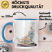 Illustrator Tasse Geschenkidee für Zeichenkünstler Blau Trendation