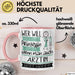 Ärztin Tasse Geschenk Spruch Wer Will Schon Prinzessin Sein Wenn Man Auch Ärztin Sein Kann Rosa Trendation