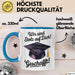 Schüler Abschluss Tasse Geschenk Lustige Geschenkidee Spruch Wir Sind Stolz Auf Dich Geschafft Blau Trendation