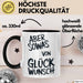 Sarkastischer Sarkasmus Tasse Geschenk Lustige Geschenkidee Spruch Aber Sowas Von Glück Wunsch Trendation