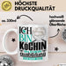 Köchin Ausbildung Start Geschenk Tasse Ich Bin Köchin In Der Ausbildung Ich Darf Das Kaffee-Becher Geschenkidee Weiß Trendation