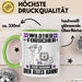 Wildtierforscher Tasse Geschenk für Wildtierforscher Der Mann Der Alles Kann Geschenkidee zum Geburtstag Grün Trendation
