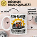 Lkw Fahrer Trucker Tasse Geschenk Lustige Geschenkidee Spruch Lkw Fahrer Weil Disponenten Auch Helden Brauchen Weiß Trendation
