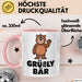 Bär Tierliebhaber Tasse Geschenk Lustige Geschenkidee Spruch Grüßly Bär Rosa Trendation