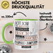 Bungee-Jumperin Geschenk Becher Tasse Gott Schuf Alle Menschen Gleich Nur Die Besten Durfeten Bungee-Jumperin Werden Geschenkidee Lustig Grün Trendation