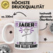 Jäger Tasse Geschenk für Jäger Der Mann Der Alles Kann Geschenkidee zum Geburtstag Weiß Trendation