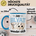 Poker Tasse Geschenk Das Blyat Wendet Sich Spruch Geschenkidee Blau Trendation