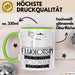 Fluglotsin Weil Es Keinen Schöneren Beruf Gibt Tasse Geschenk für Eine Fluglotsin Lustig Grün Trendation