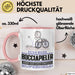 Bocciapieler Geschenk Tasse Ich Bin Bocciapieler Aber Sag Doch Einfach Superheld Lustige Geschenkdiee für Bocciapieler Kaffee-Becher Rosa Trendation