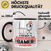 Gamer Geschenk Tasse So Gut Kann Nur Ein Gamer Aussehen Geschenkidee Kaffee-Becher Schwarz Trendation