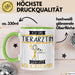 Tierärztin Tasse Geschenk Ich Bin Tierärztin Warum Weil Ich Es Kann Geschenkidee Geburtstag Grün Trendation