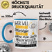 Musikwissenschaftlerin Tasse Geschenk Spruch Wer Will Schon Prinzessin Sein Wenn Man Auch Musikwissenschaftlerin Sein Kann Blau Trendation