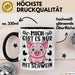 Schweine-Liebhaber Tasse Geschenk Mich Gibt Es Nur Mit Schwein Hausschwein Trendation