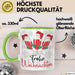 Weihnachten Weinglas Tasse Geschenk Weihnachtliche Grafik Weinliebhaber Frohe Weihnachten Kaffee-Becher Grün Trendation