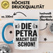 Petra Tasse Geschenk Die Petra Macht Dat Schon Geschenkidee Becher mit Name Blau Trendation