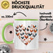 Huhn Tier Bauer Tasse Becher Geschenk Lustige Geschenkidee Spruch Hühnerherz Grün Trendation