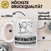 Mathematiker Geschenk Tasse Ich Bin Mathematiker Aber Sag Doch Einfach Superheld Lustige Geschenkdiee für Mathematiker Kaffee-Becher Weiß Trendation
