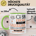 Outdoor-Fotografin Tasse Geschenk Ich Bin Diese Eine Legendäre Outdoor-Fotografin Von Der Alle Reden Geschenkidee Geburtstag Weihnachten Grün Trendation