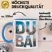 Dubai VAE Tasse Geschenk Lustige Geschenkidee Spruch Blau Trendation