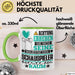 Schauspieler Geschenk Tasse Lustiger Spruch Erheben Sie Sich Der Schauspieler Betritt den Raum Grün Trendation