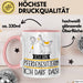 Geschenk für Pferdebesitzerin Tasse Lustige Geschenkidee Geburtstag Ich Bin Pferdebesitzerin Ich Darf Das Rosa Trendation