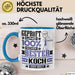 Koch Geschenk Lustiger Spruch für Koch Geschenkidee Bester Koch Der Welt Blau Trendation