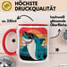 Wal Tier Tasse Geschenk Lustige Geschenkidee Spruch Rot Trendation