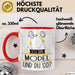Model Tasse Geschenk Ich Bin Model Und Du So Geschenkidee Lustiger Spruch Becher Rot Trendation