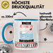 Kitesurferin Tasse Geschenk Becher Stark Attraktiv Furchtlos Kitesurferin Lustige Geschenkidee Blau Trendation