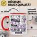 Künstlerin Geschenk Becher Tasse Gott Schuf Alle Menschen Gleich Nur Die Besten Durfeten Künstlerin Werden Geschenkidee Lustig Rot Trendation