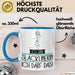 Geschenk für Slacklinerin Tasse Lustige Geschenkidee Geburtstag Ich Bin Slacklinerin Ich Darf Das Blau Trendation