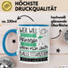 Balletttänzerin Tasse Geschenk Spruch Wer Will Schon Prinzessin Sein Wenn Man Auch Balletttänzerin Sein Kann Blau Trendation