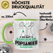 Popsänger Geschenk Tasse So Gut Kann Nur Ein Popsänger Aussehen Geschenkidee Kaffee-Becher Grün Trendation