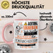 Tonstudio-Besitzerin Tasse Geschenk Lustiger Spruch Bitte Erheben Sie Sich Seine Majestät Die Tonstudio-Besitzerin Betritt Den Raum Rosa Trendation