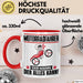 Motorradfahrer Tasse Geschenk für Motorradfahrer Der Mann Der Alles Kann Geschenkidee zum Geburtstag Rot Trendation